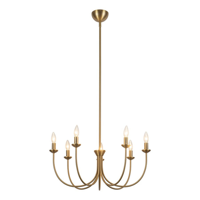 Kuzco Ember 26" Gold Chandelier, Brushed Gold - CH419726BG