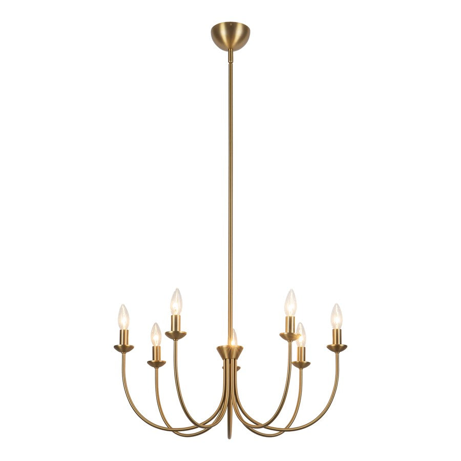 Kuzco Ember 26" Gold Chandelier, Brushed Gold - CH419726BG