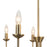 Kuzco Ember 26" Gold Chandelier, Brushed Gold
