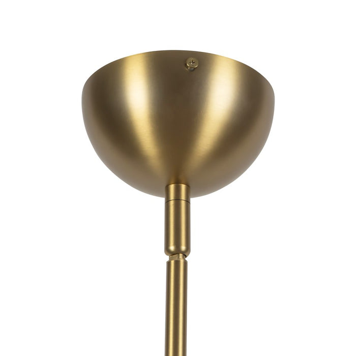 Kuzco Ember 26" Gold Chandelier, Brushed Gold