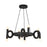 Alora Mood Sadie 8 23" Light Chandelier, Matte Black