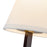 Kuzco Sloan 30" Gold Chandelier, Brushed Gold/White Linen