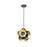 Kuzco Magellan 24" Chandelier, Black/Gold - CH51224-BK-GD