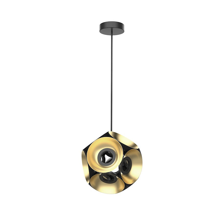 Kuzco Magellan 24" Chandelier, Black/Gold - CH51224-BK-GD