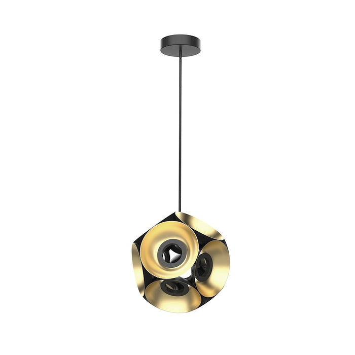 Kuzco Magellan 24" Chandelier, Black/Gold