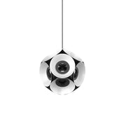 Kuzco Magellan 24" Chandelier, Black/White - CH51224-BK-WH