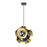 Kuzco Magellan 32" Chandelier, Black/Gold - CH51232-BK-GD