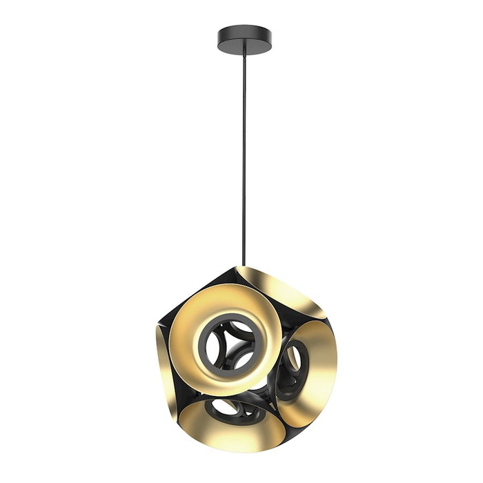 Kuzco Magellan 32" Chandelier, Black/Gold