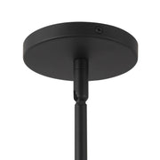 Kuzco Willow 18in 5-Light Chandelier | Modern Matte Black and Opal Glass | Dining Room & Living Room | 11.62 x 18 in | Model CH548518MBOP
