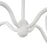 Kuzco Effie 27" Socket Chandelier, Antique White/Opal Glass