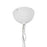 Kuzco Effie 27" Socket Chandelier, Antique White/Opal Glass