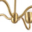 Kuzco Effie 27" Socket Chandelier, Brushed Gold/Opal Glass