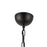 Kuzco Effie 27" Socket Chandelier, Matte Black/Opal Glass