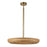 Kuzco Maris 24" LED Chandelier, Brushed Gold/Rattan Shade