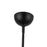 Kuzco Rosemary 31" LED Chandelier, Black/White Folded Linen