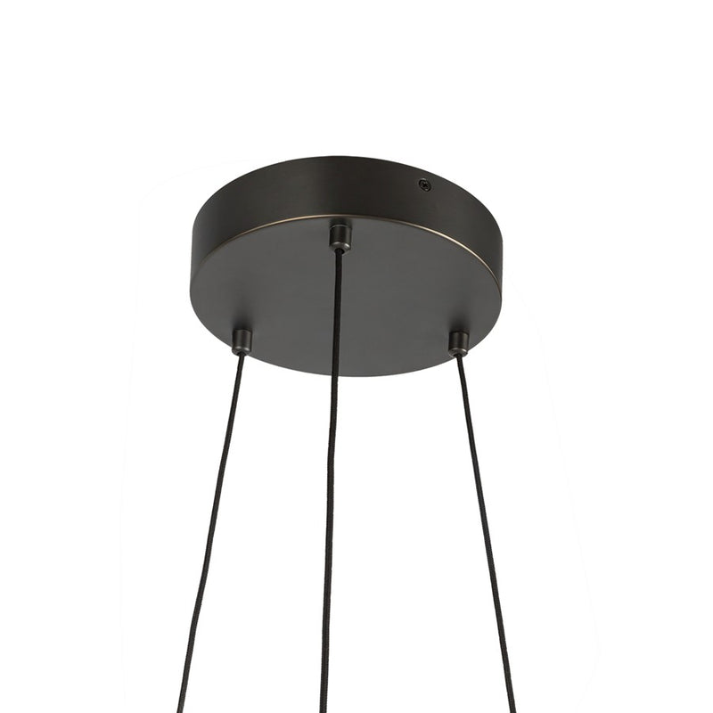 Kuzco Lex 27" LED Chandelier, Urban Bronze