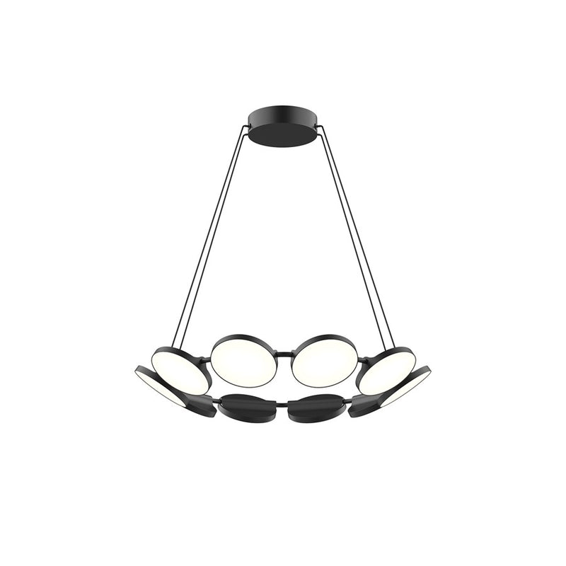 Kuzco Novel 25" LED Chandelier, Black - CH72225-BK-UNV-010