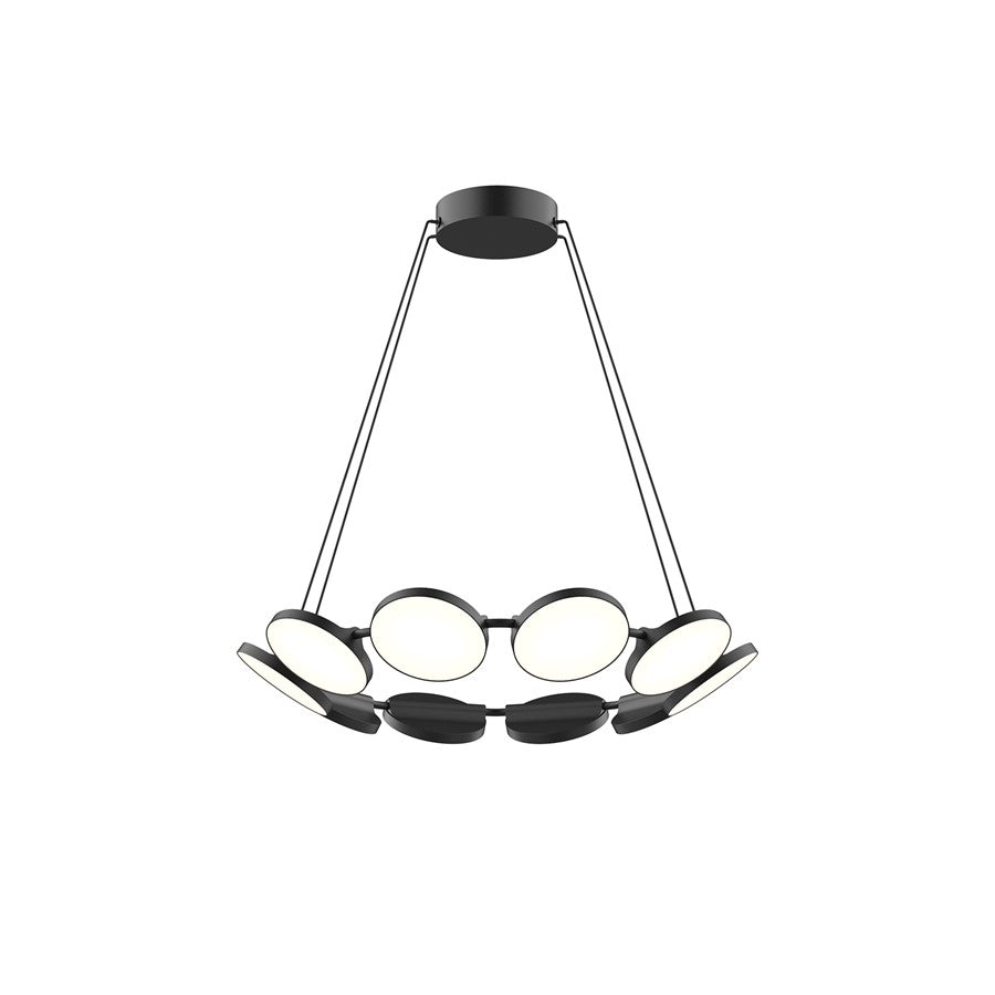 Kuzco Novel 25" LED Chandelier, Black - CH72225-BK-UNV-010