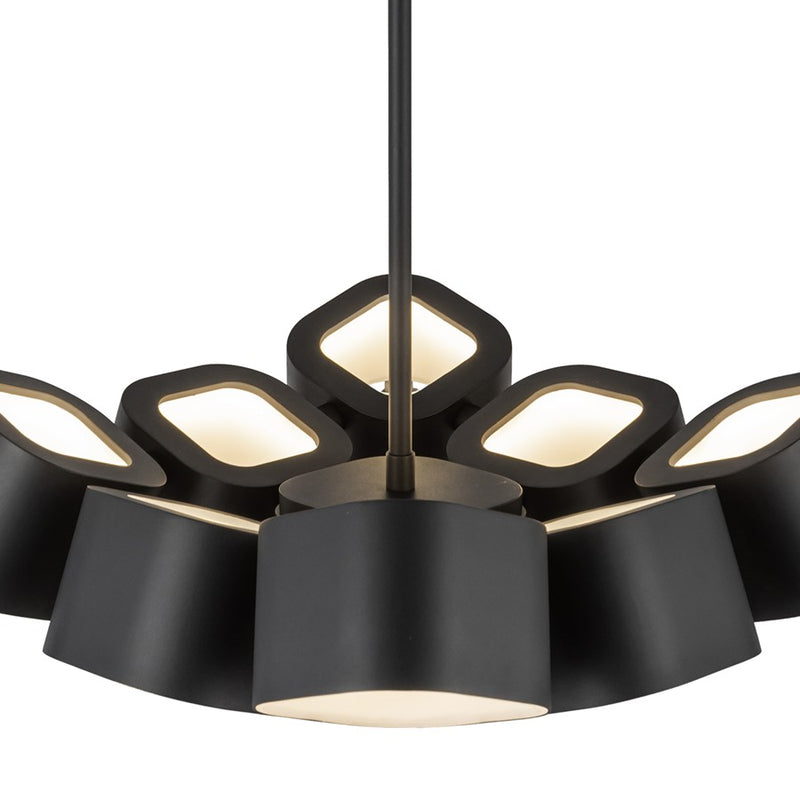 Kuzco Arena 18" LED Chandelier, Black