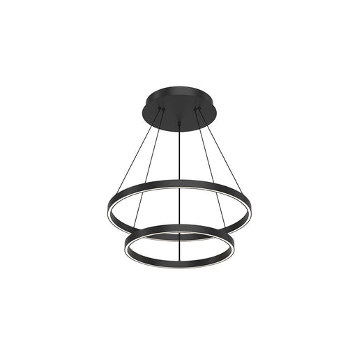 Kuzco Cerchio 24" LED Chandelier, Black