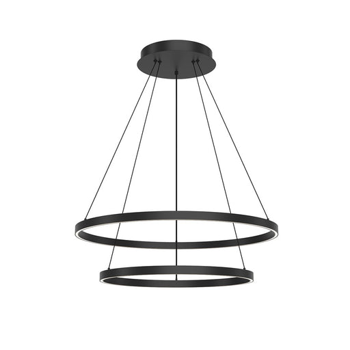 Kuzco Cerchio 32" LED Chandelier, 113W, Black - CH87232-BK-UNV-010
