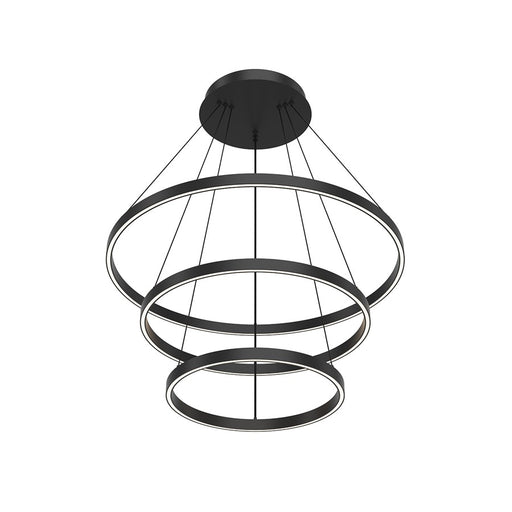 Kuzco Cerchio 32" LED Chandelier, 150W, Black - CH87332-BK-UNV-010