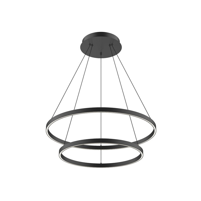 Kuzco Cerchio 32" LED Chandelier, Black