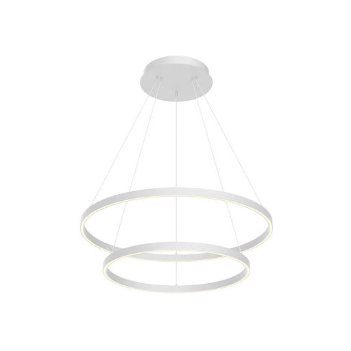 Kuzco Cerchio 32" LED Chandelier, White - CH87832-WH-UNV-010