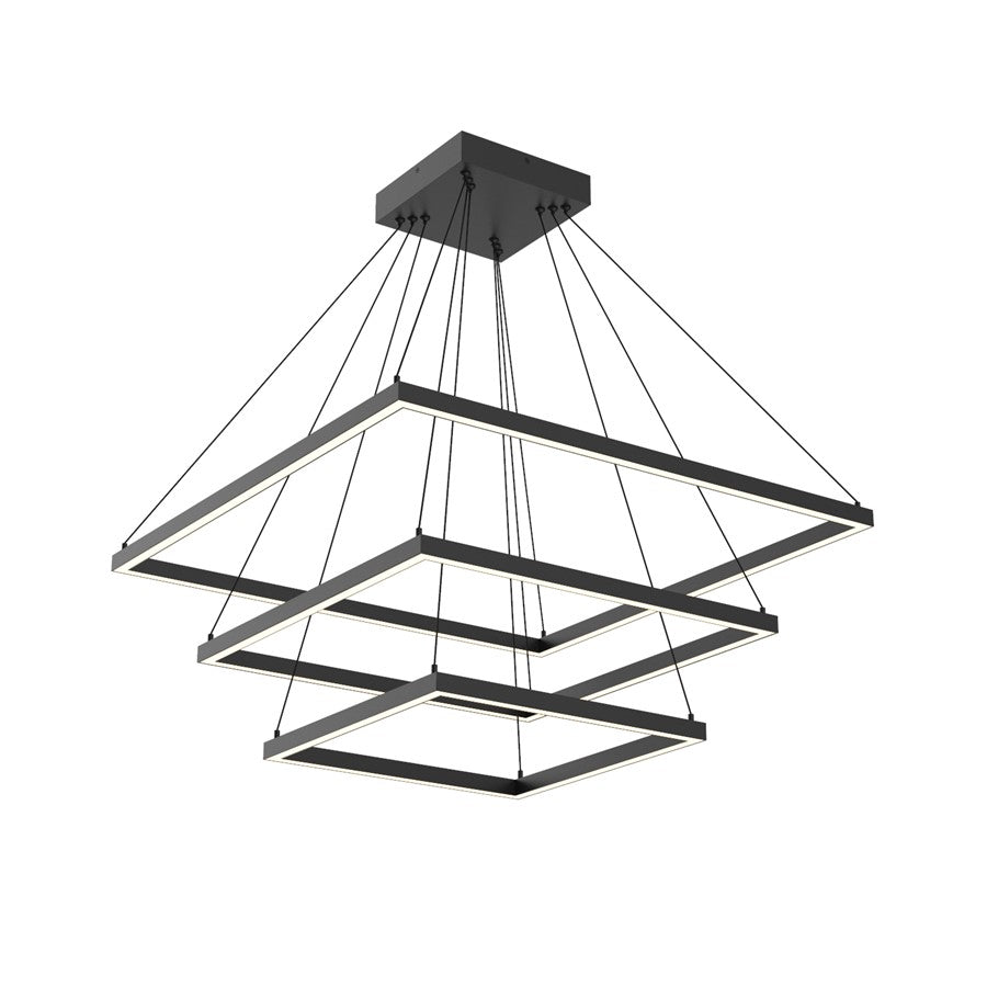 Kuzco Piazza 32" LED Chandelier, 149W, Black - CH88332-BK-UNV-010