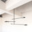 Kuzco Rotaire 32" LED Chandelier, Black