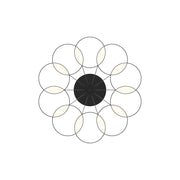 Kuzco Maestro 33in LED Chandelier | Black Frosted PC Diffuser | Living Room & Dining Room | 6375lm 3000K 90CRI Dimmable | Model CH90833-BK