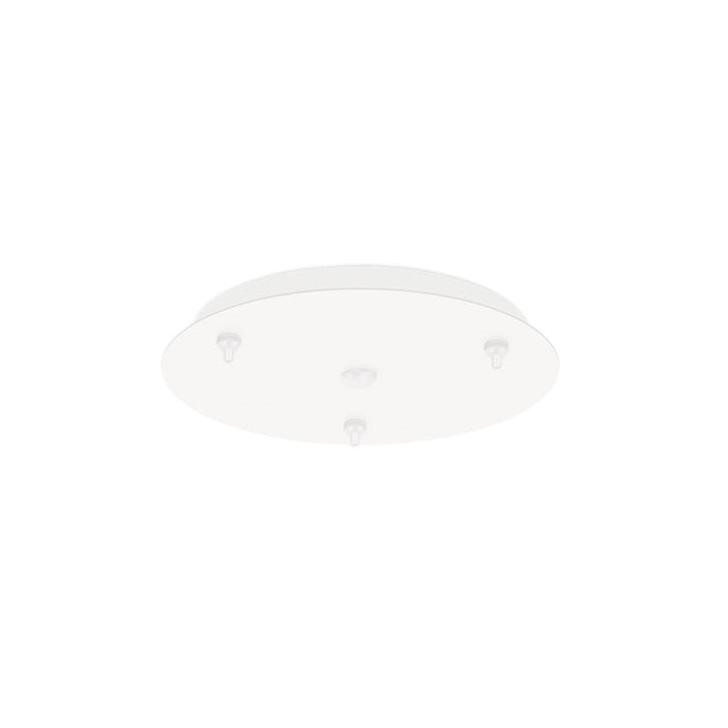 Kuzco Canopy 03 11in LED Canopy | White Metal | Track Lighting Junction Box | 11 x 1 in | Model CNP03AC-WH
