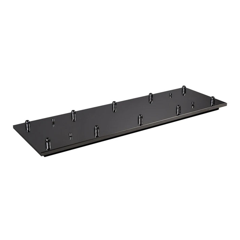 Kuzco Canopy 10 26in LED Canopy | Black Chrome Track Lighting | Dry Location Ceiling Mount | 26.38 x 8.25 x 1 in | Model CNP10AC-BC