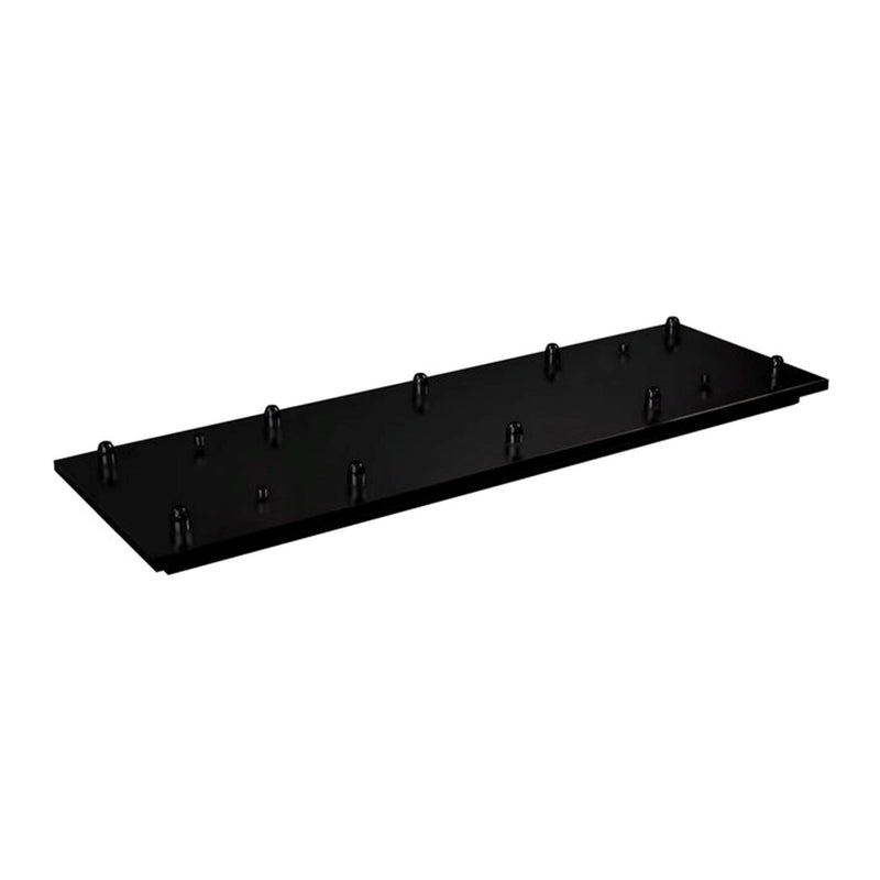 Kuzco Canopy 10 26.38in LED Canopy | Black Metal | Dry Location Multi-Pendant Canopy | 26.38 x 8.25 x 1 in | Model CNP10AC-BK