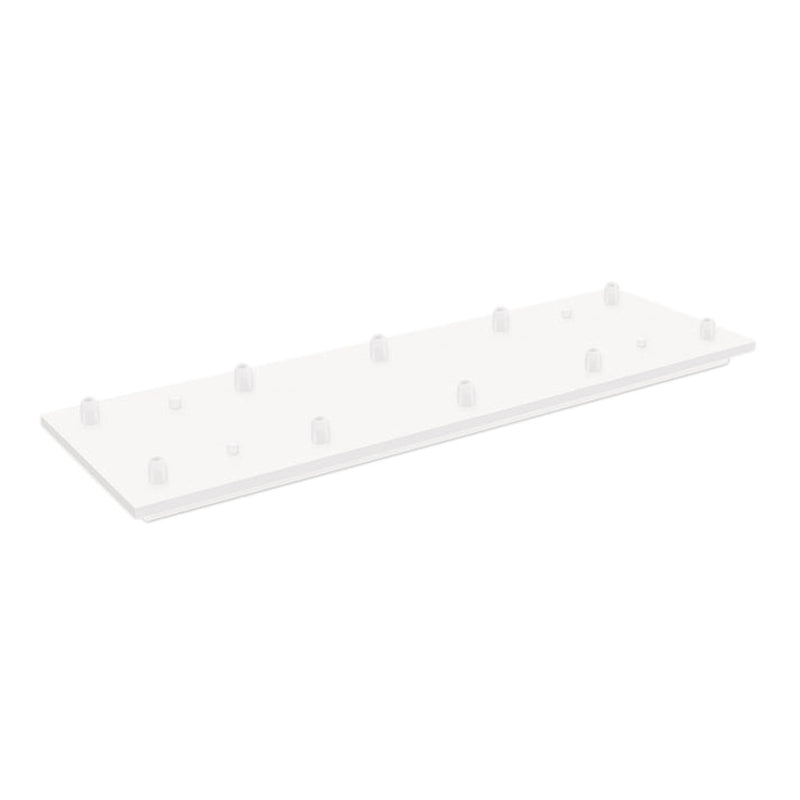 Kuzco Canopy 10 26in Linear LED Canopy | White Metal Track Lighting | Dry Location Indoor Use | 26.38 x 8.25 x 1 in | Model CNP10AC-WH