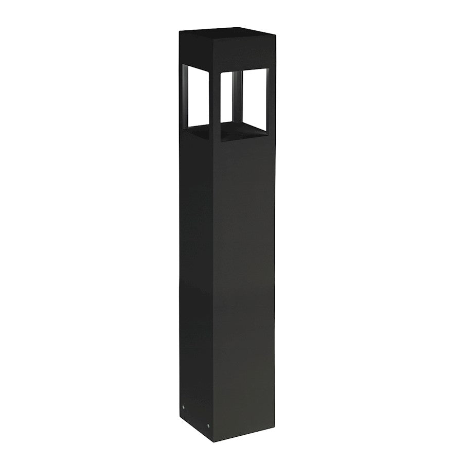 Kuzco Sonoma 36" Black LED Exterior Bollard, Clear High Impact Glass - EB3036-BK