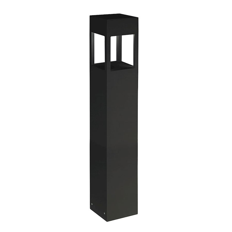 Kuzco Sonoma 36in 1-Light LED Exterior Bollard | Industrial Black Aluminum and Clear High Impact Glass | Pathway & Landscape | Model EB3036-BK-UNV