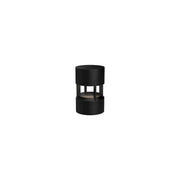 Kuzco Novato 10in LED Exterior Bollard | Black Cast Aluminum Walkway Light | Garden & Pathway Illumination | 2500lm 3000K 24W | Model EB40910-BK-UNV