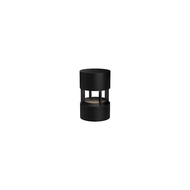 Kuzco Novato 10in LED Exterior Bollard | Black Cast Aluminum Walkway Light | Garden & Pathway Illumination | 2500lm 3000K 24W | Model EB40910-BK-UNV