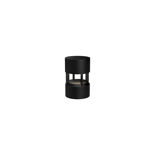 Kuzco Novato 10in LED Exterior Bollard | Black Cast Aluminum Walkway Light | Garden & Pathway Illumination | 2500lm 3000K 24W | Model EB40910-BK-UNV