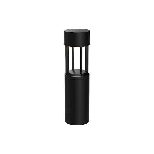 Kuzco Novato 24in LED Exterior Bollard | Black Cast Aluminum Cylinder | Walkway & Path Lighting | 2500lm 3000K Wet Location | Model EB40924-BK-UNV
