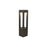 Kuzco Napa 24" LED Exterior Bollard, Black/Clear High Impact