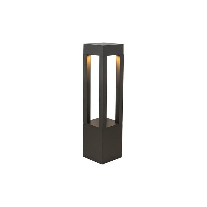 Kuzco Napa 24" LED Exterior Bollard, Black/Clear High Impact