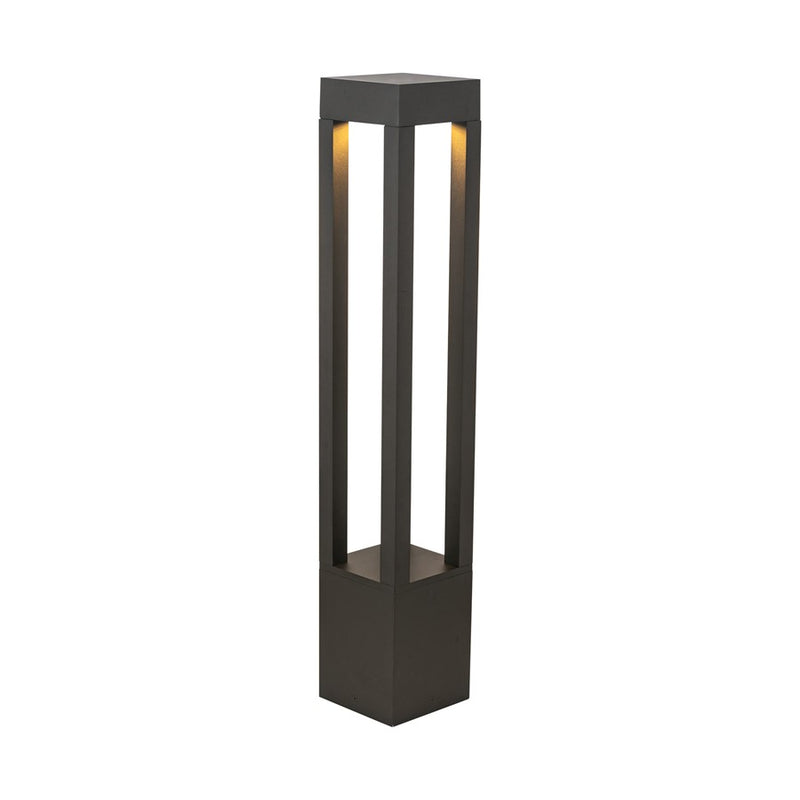 Kuzco Napa 36" LED Exterior Bollard, Black/Clear High Impact