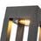 Kuzco Sonoma 24" LED Exterior Bollard, Black/Clear High Impact