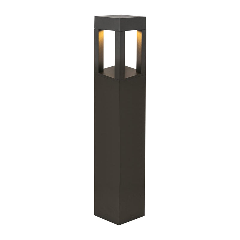 Kuzco Sonoma 36" LED Exterior Bollard, Black/Clear High Impact