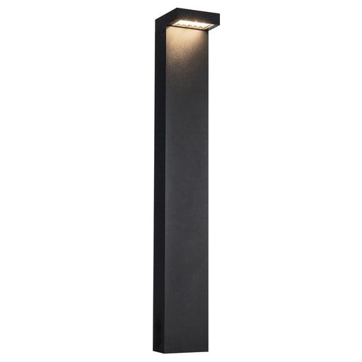 Kuzco Evans 36in LED Outdoor Bollard | Modern Black Heavy Cast Aluminum Path Light | Walkway & Garden Landscape | Model EB45636-BK-UNV