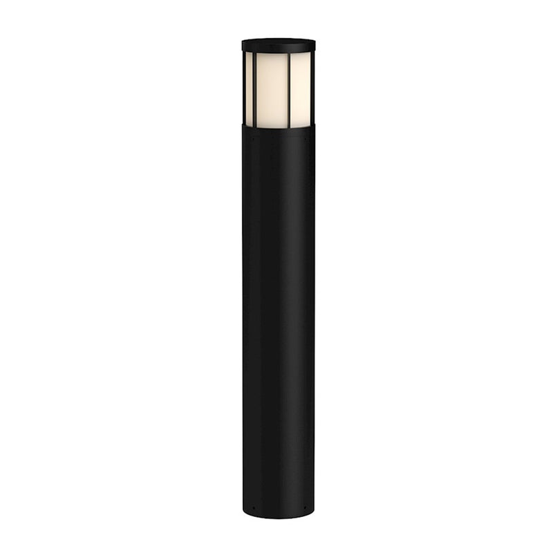 Kuzco Alden 41in LED Exterior Bollard | Black Die-Cast Aluminum and Frosted PC Diffuser | Landscape & Pathway Lighting | Model EB49041-BK-UNV