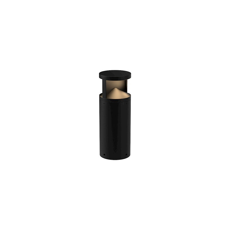 Kuzco Dover 17in 1-Light LED Exterior Bollard | Architectural Black Die-Cast Aluminum | Pathway & Landscape Lighting | Model EB83317-BK-UNV