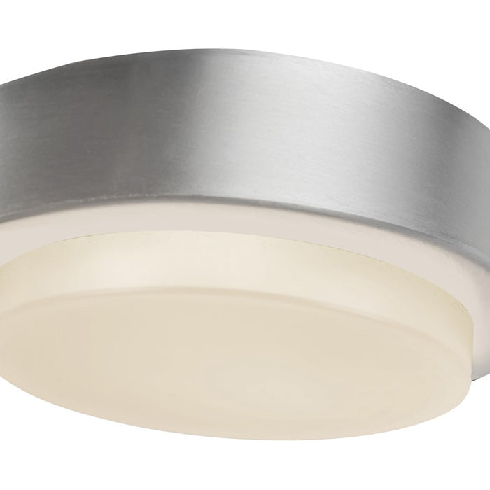 Kuzco Bailey 5" Silver Dimmable LED Outdoor Ceiling, Brushed Nickel